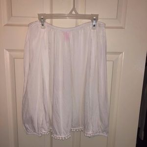 White off the shoulder Lilly Pulitzer top